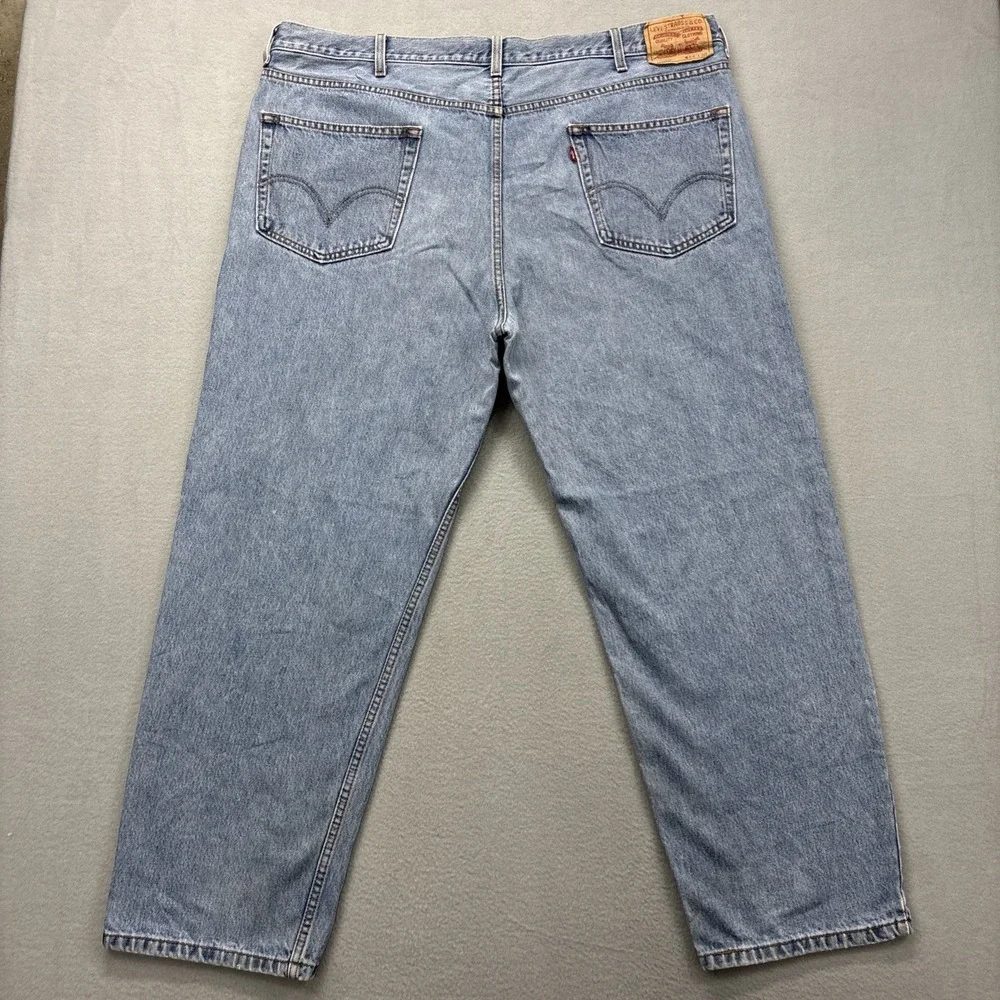 VTG Levi's 550 Jeans Men 44x30 Blue Denim Relaxed Fit‎ Biker Workwear Y2K